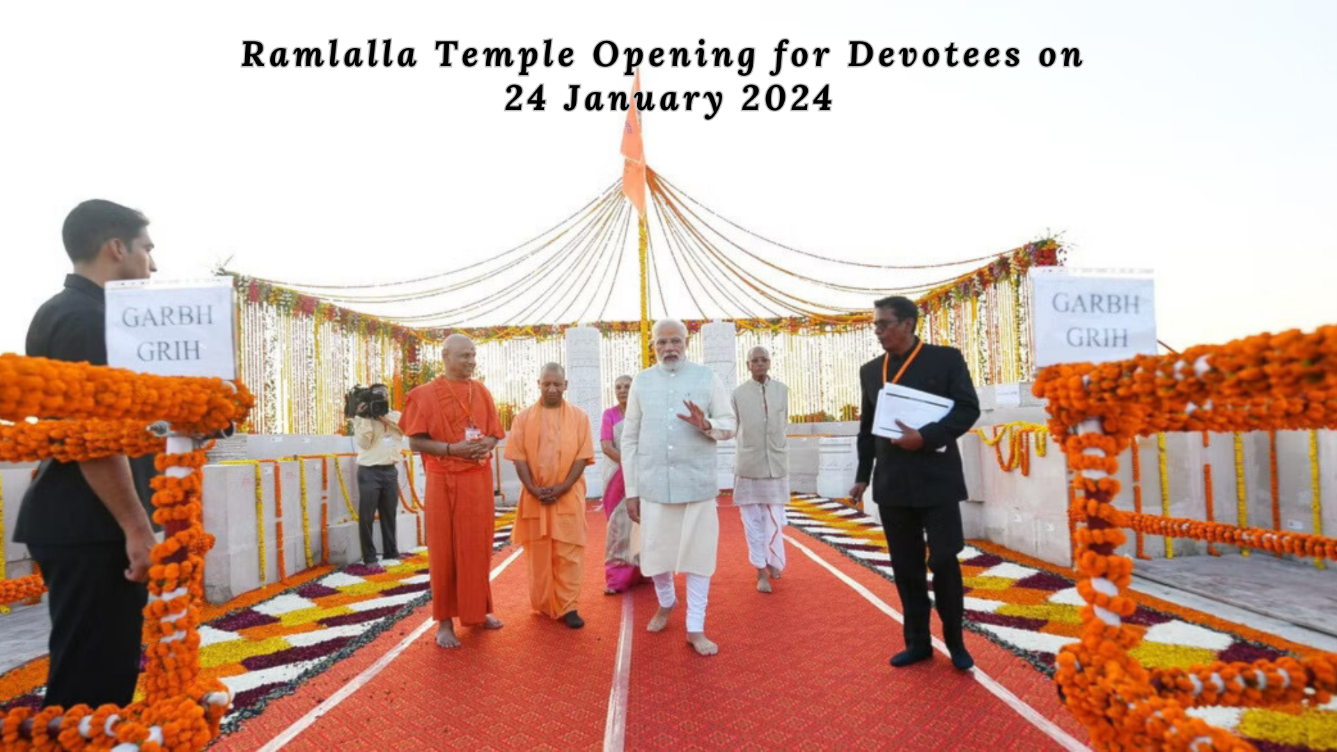Ramlalla Temple Opening for Devotees on 24 January 2024
